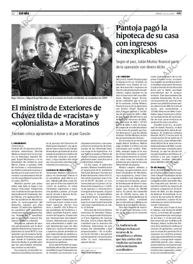 ABC MADRID 23-06-2007 página 22