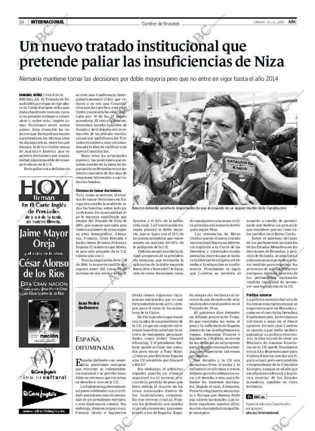ABC MADRID 23-06-2007 página 38
