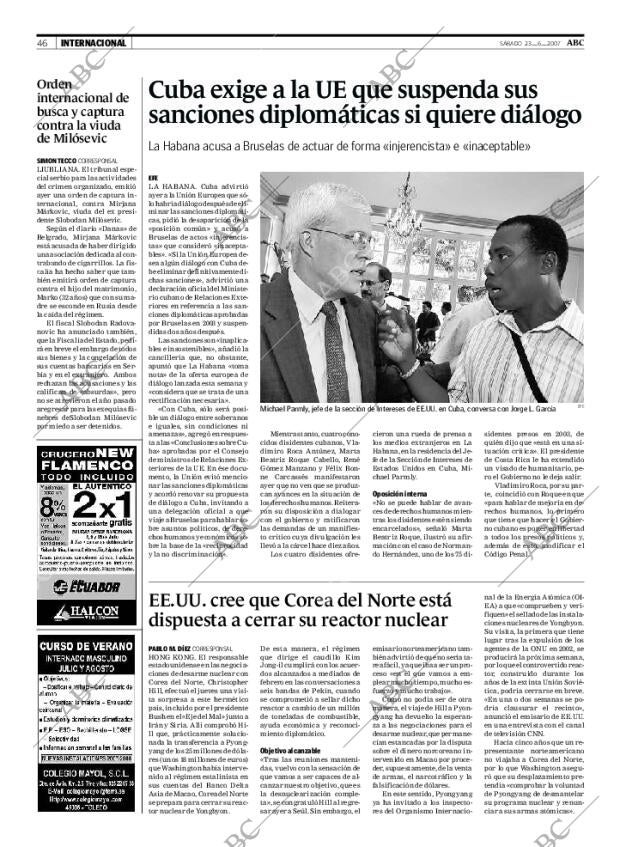 ABC MADRID 23-06-2007 página 46