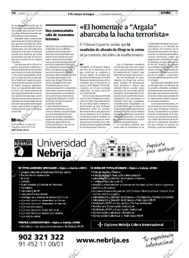 ABC MADRID 24-06-2007 página 17