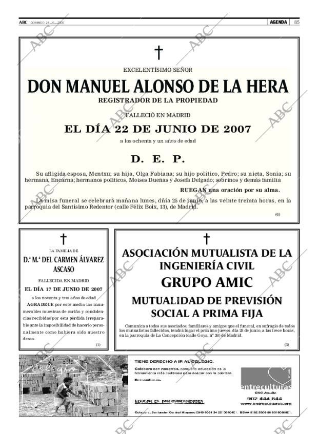 ABC MADRID 24-06-2007 página 85