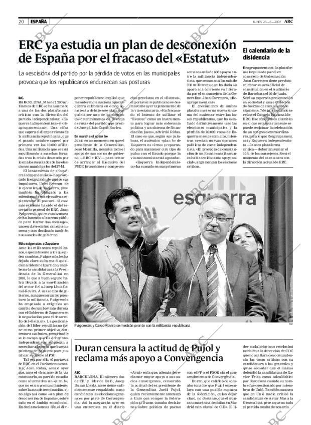 ABC MADRID 25-06-2007 página 20