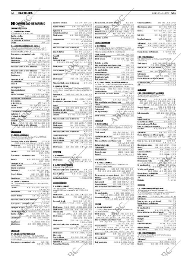 ABC MADRID 25-06-2007 página 64