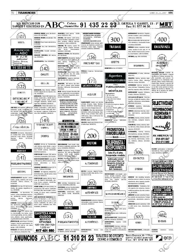 ABC MADRID 25-06-2007 página 70