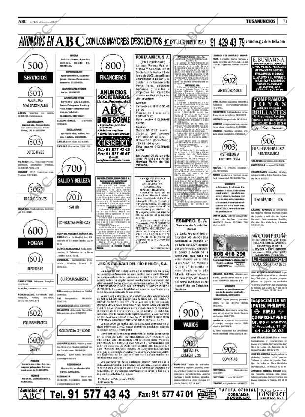 ABC MADRID 25-06-2007 página 71