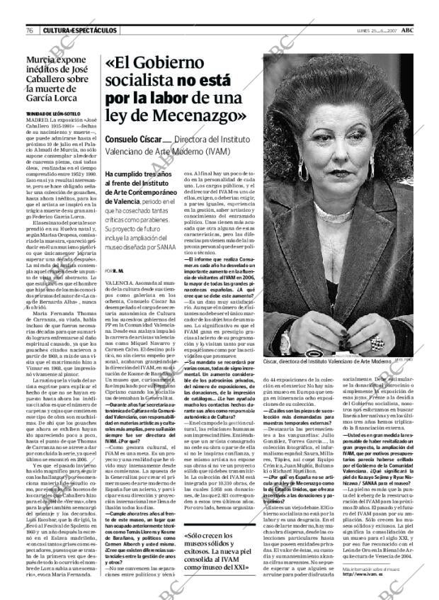 ABC MADRID 25-06-2007 página 76