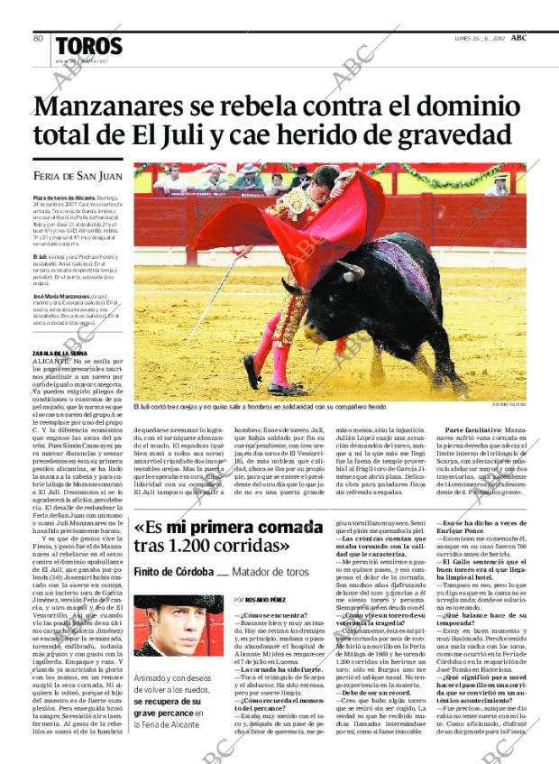 ABC MADRID 25-06-2007 página 80