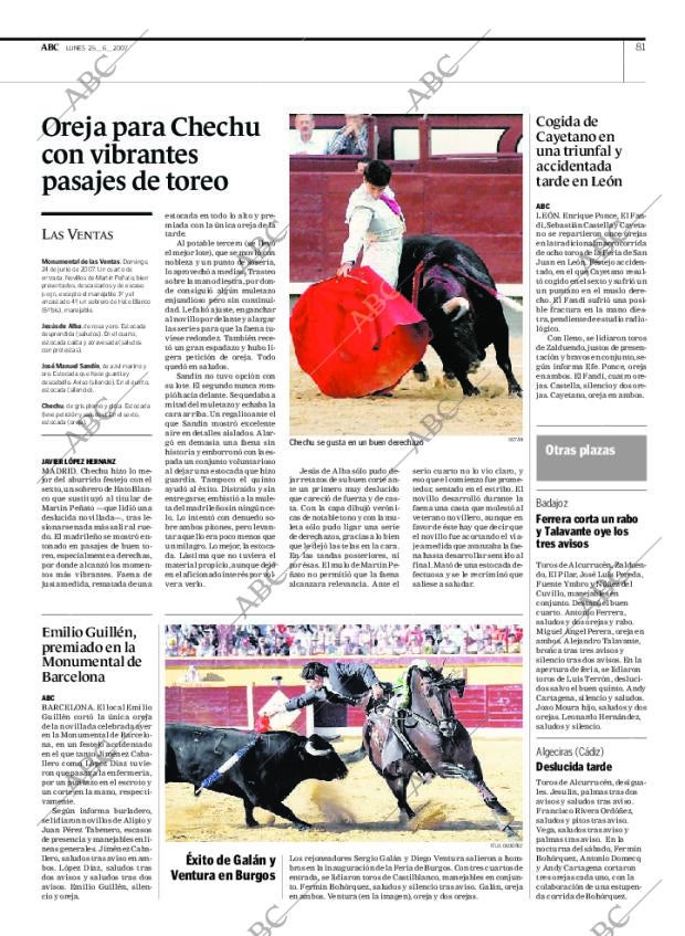 ABC MADRID 25-06-2007 página 81