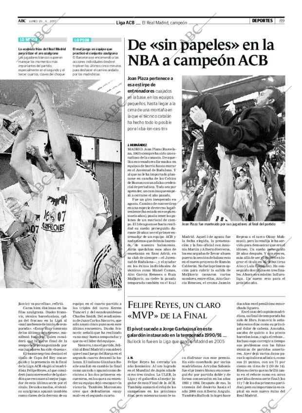 ABC MADRID 25-06-2007 página 89