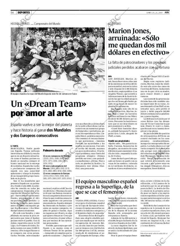 ABC MADRID 25-06-2007 página 94