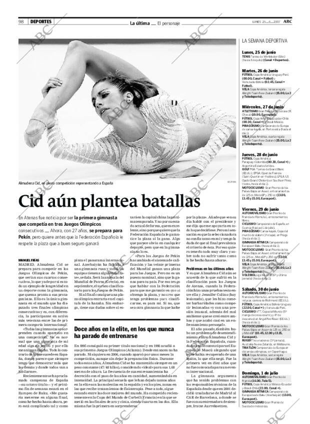 ABC MADRID 25-06-2007 página 98