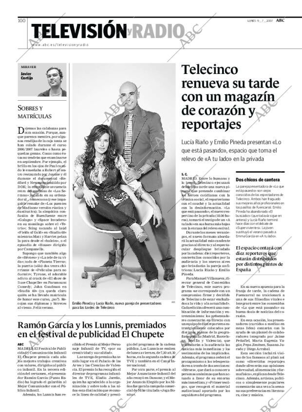 ABC MADRID 09-07-2007 página 100