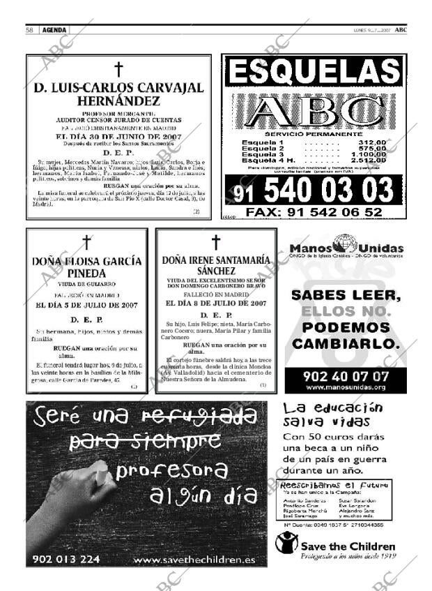 ABC MADRID 09-07-2007 página 58