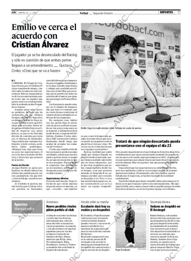 ABC CORDOBA 10-07-2007 página 77