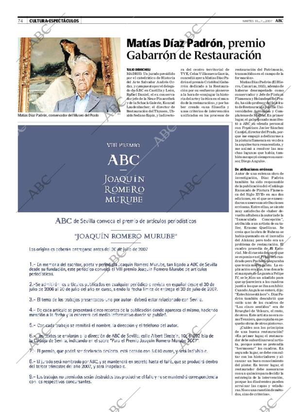 ABC SEVILLA 10-07-2007 página 74