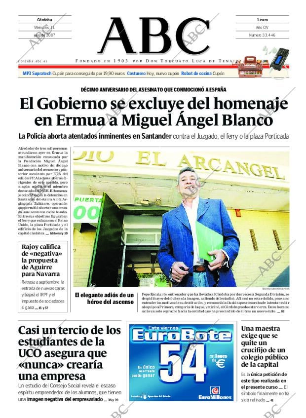 ABC CORDOBA 11-07-2007 página 1
