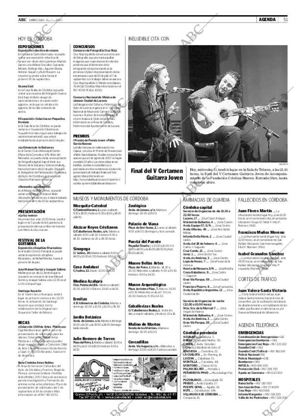 ABC CORDOBA 11-07-2007 página 51