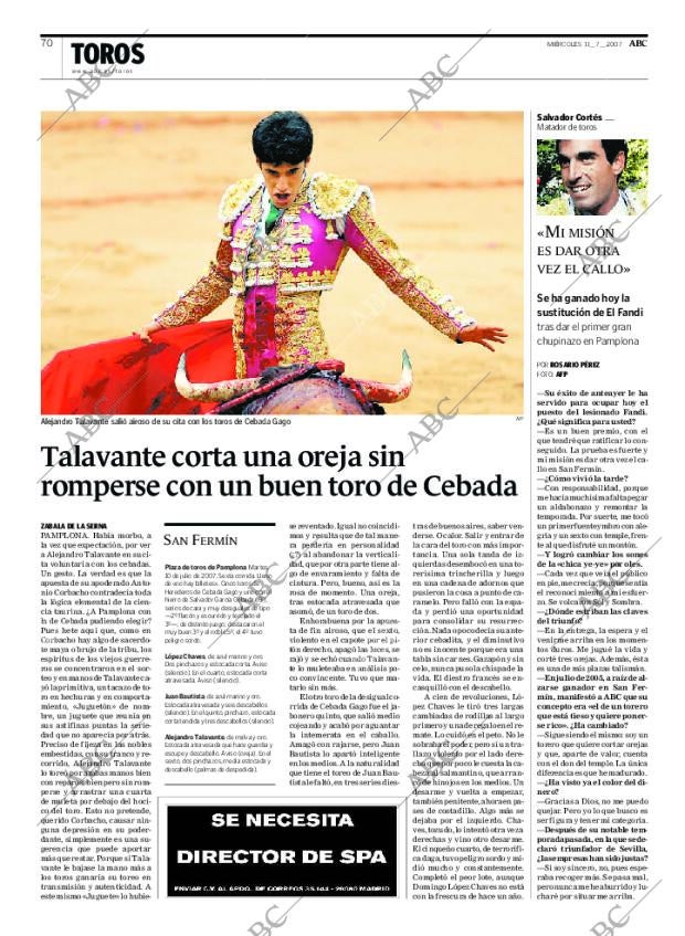 ABC CORDOBA 11-07-2007 página 70