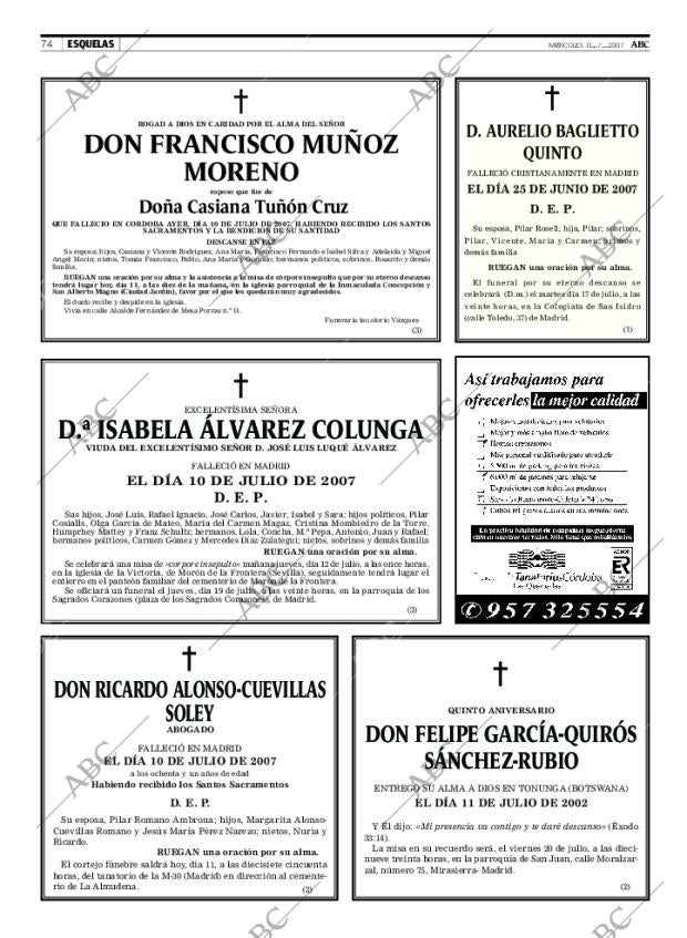 ABC CORDOBA 11-07-2007 página 74