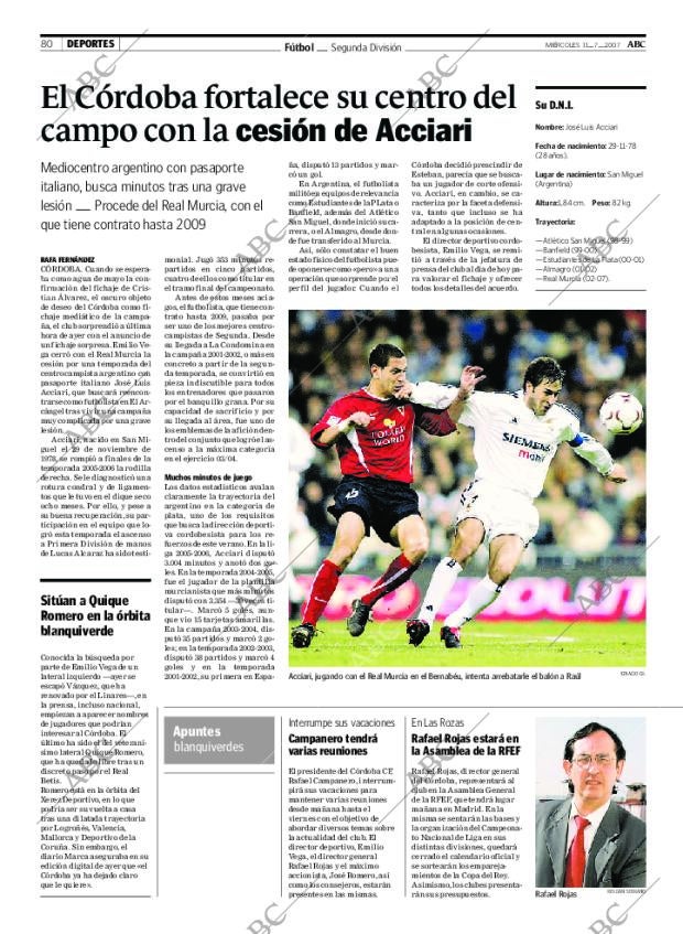 ABC CORDOBA 11-07-2007 página 80