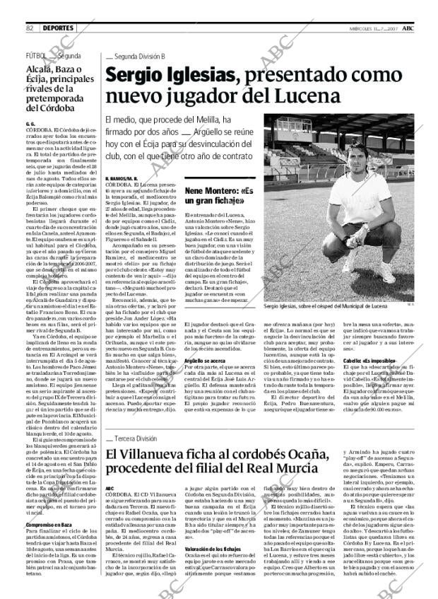 ABC CORDOBA 11-07-2007 página 82