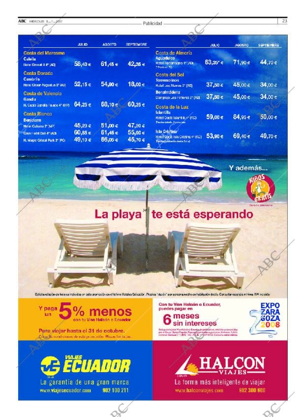 ABC MADRID 11-07-2007 página 23