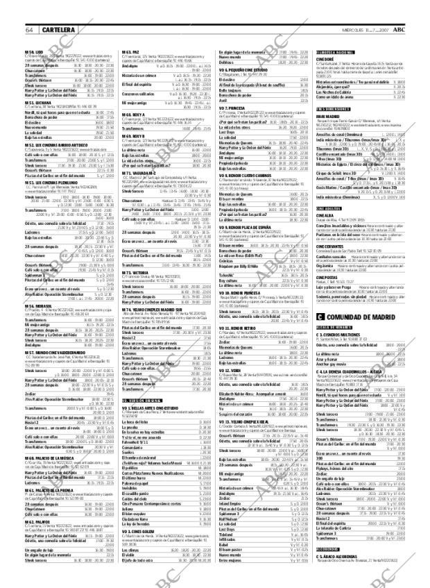 ABC MADRID 11-07-2007 página 64