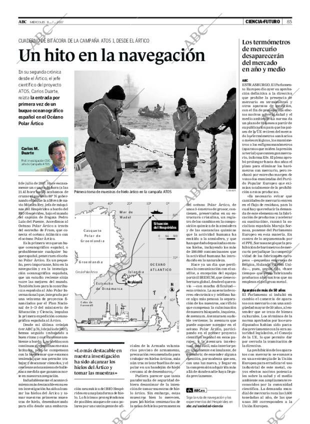 ABC MADRID 11-07-2007 página 85