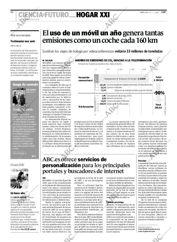 ABC MADRID 11-07-2007 página 86
