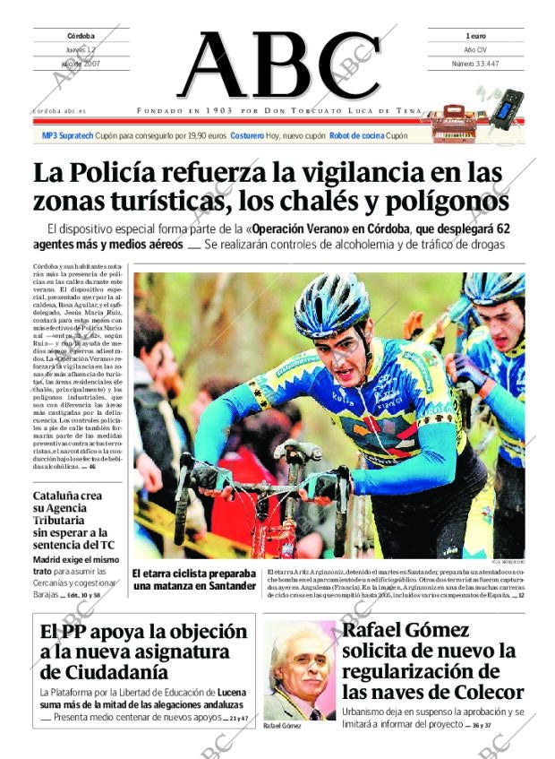 ABC CORDOBA 12-07-2007 página 1