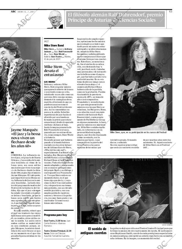 ABC CORDOBA 12-07-2007 página 63