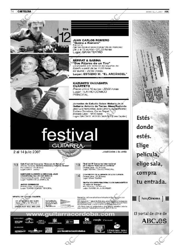 ABC CORDOBA 12-07-2007 página 74