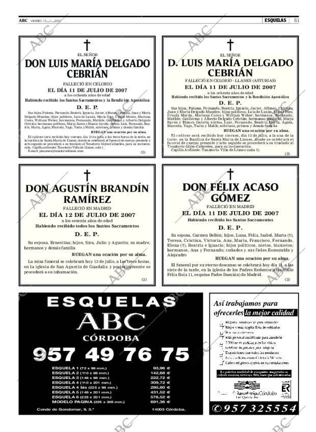 ABC CORDOBA 13-07-2007 página 81