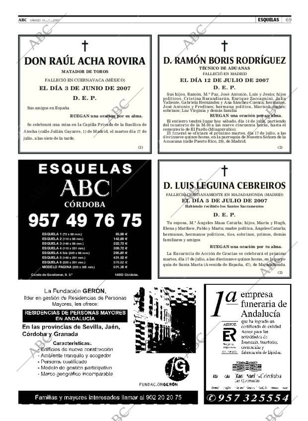 ABC CORDOBA 14-07-2007 página 85