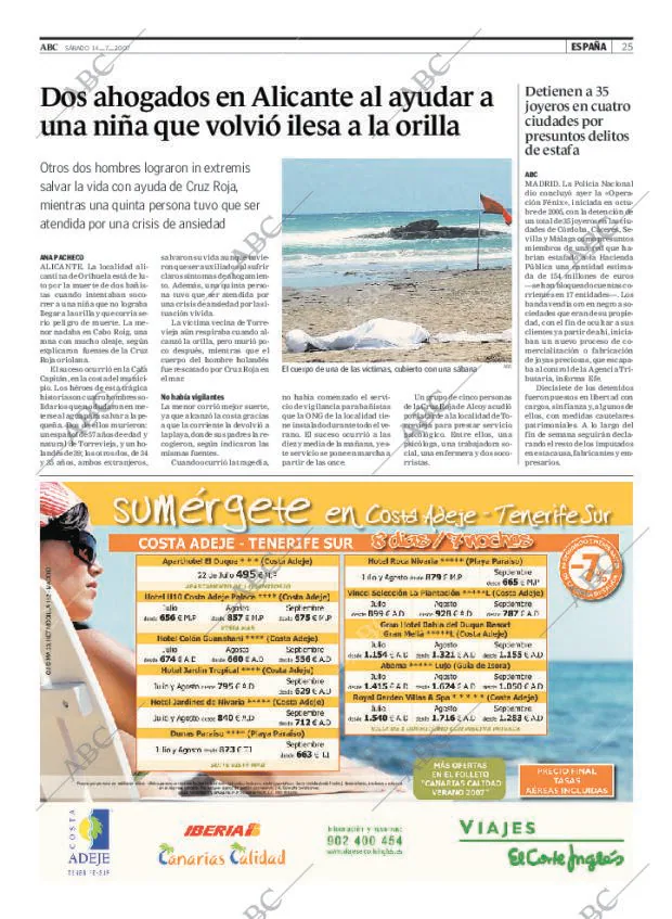 ABC MADRID 14-07-2007 página 25
