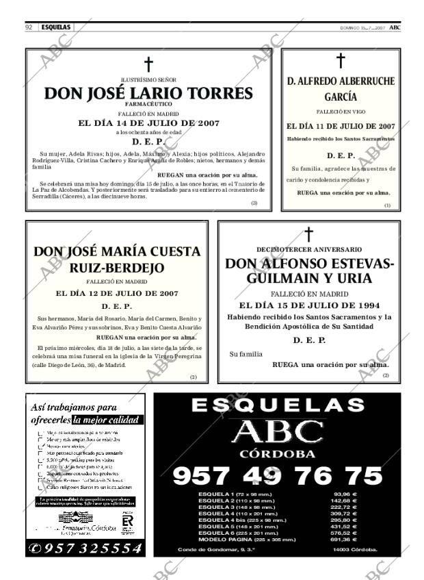 ABC CORDOBA 15-07-2007 página 92