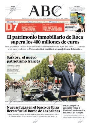 ABC MADRID 15-07-2007 página 1