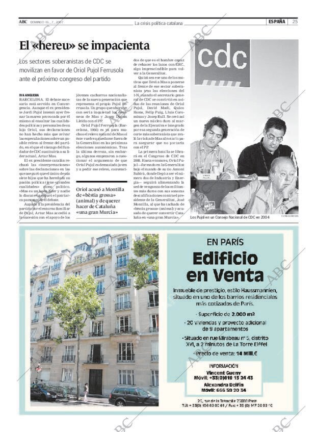 ABC MADRID 15-07-2007 página 25