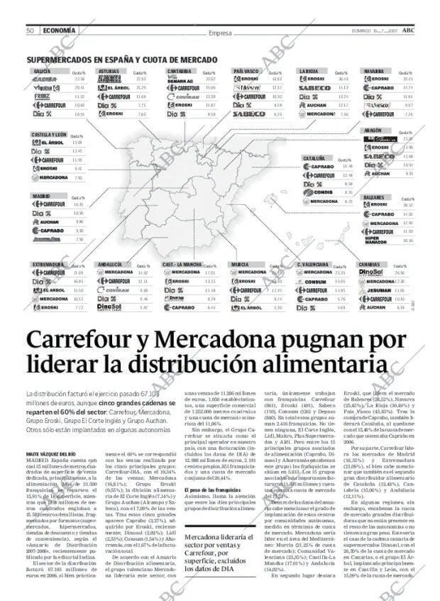 ABC MADRID 15-07-2007 página 50
