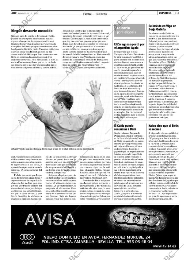 ABC SEVILLA 15-07-2007 página 113