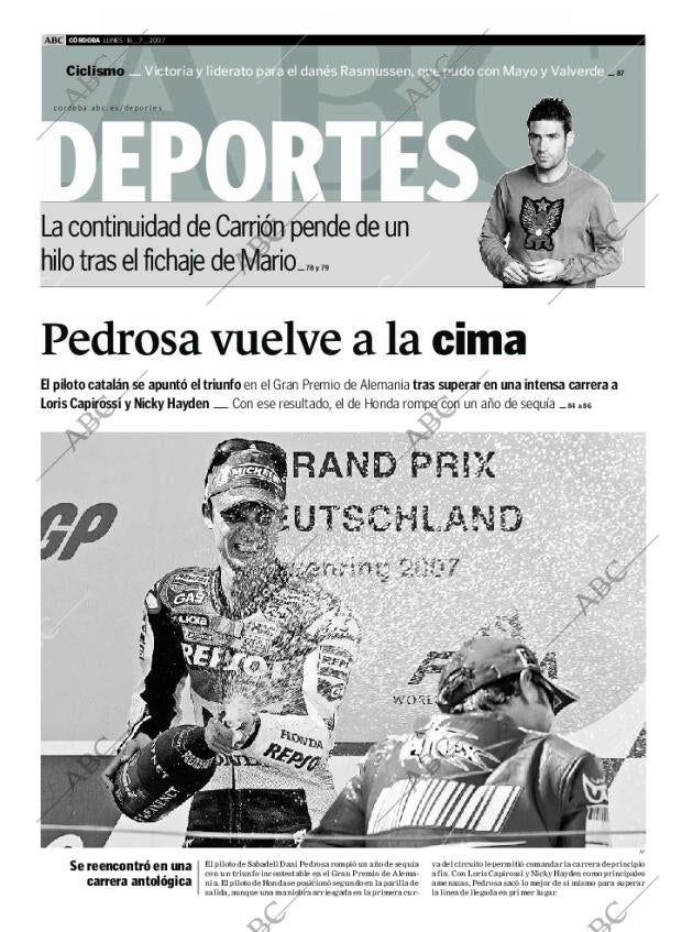 ABC CORDOBA 16-07-2007 página 77