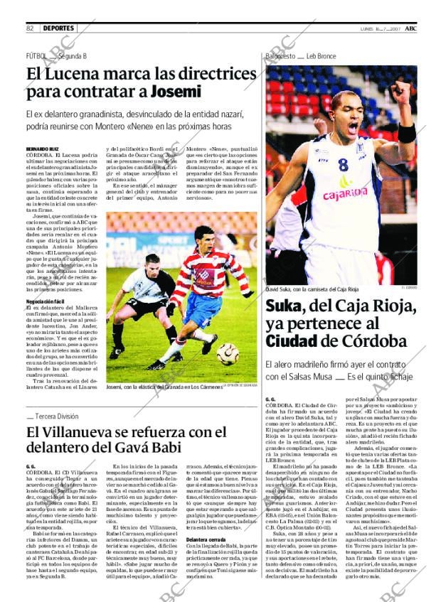ABC CORDOBA 16-07-2007 página 82