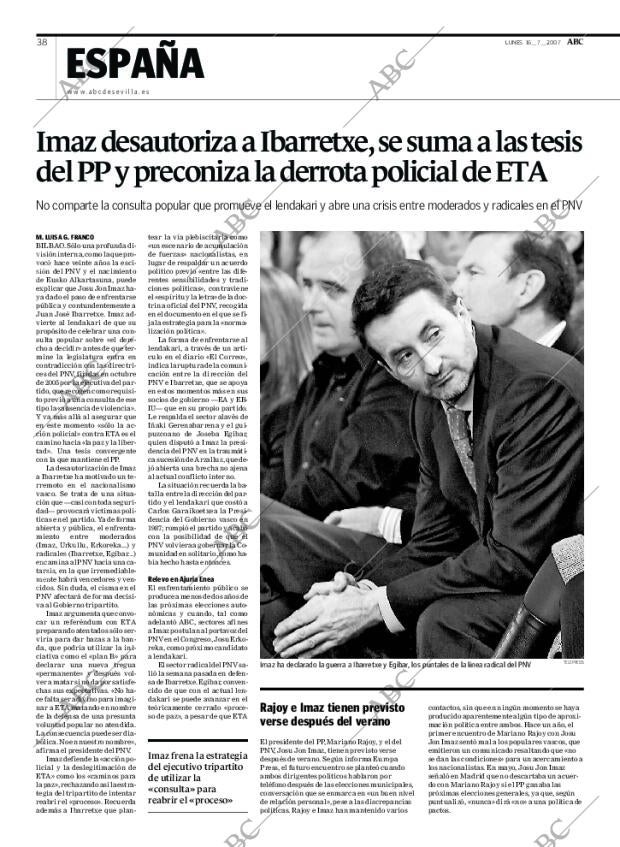 ABC SEVILLA 16-07-2007 página 38
