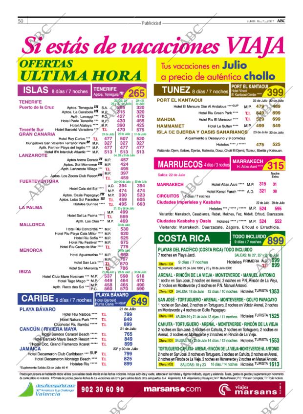 ABC SEVILLA 16-07-2007 página 50