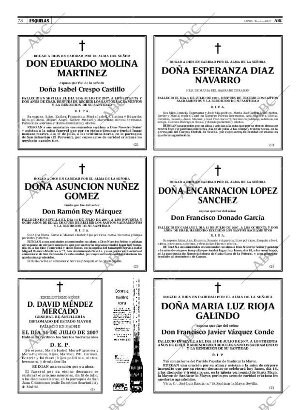 ABC SEVILLA 16-07-2007 página 78