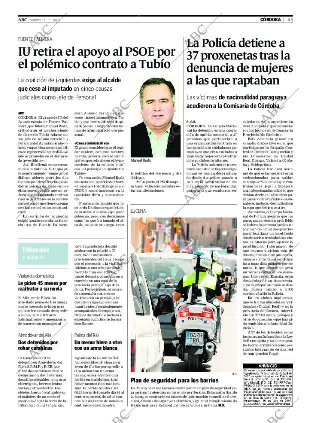 ABC CORDOBA 17-07-2007 página 45