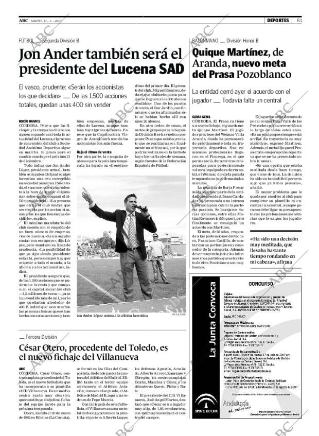 ABC CORDOBA 17-07-2007 página 81