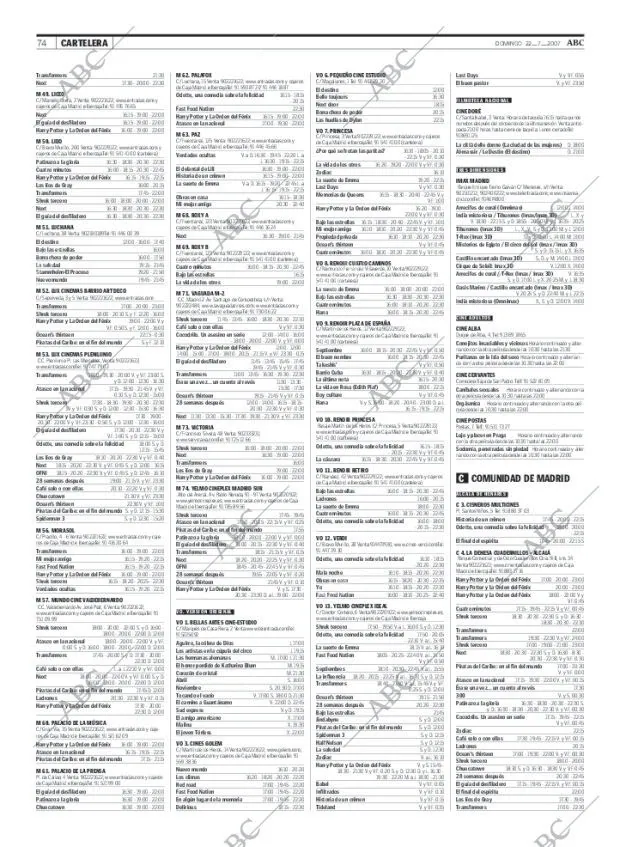 ABC MADRID 22-07-2007 página 74