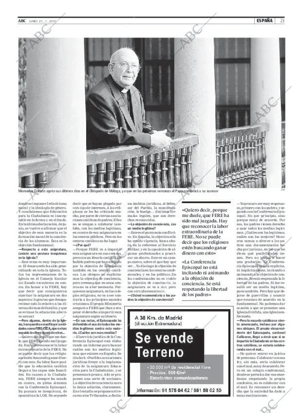 ABC MADRID 23-07-2007 página 21
