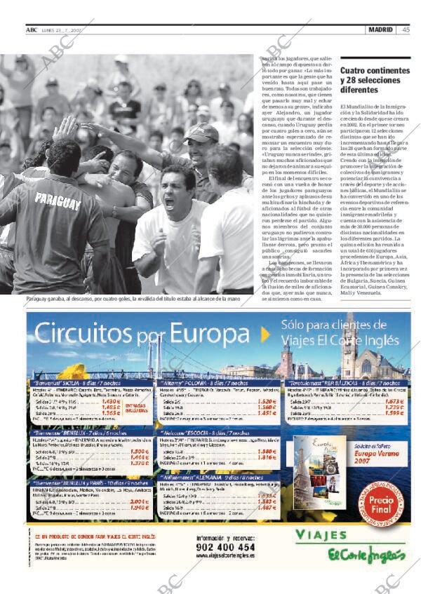 ABC MADRID 23-07-2007 página 45